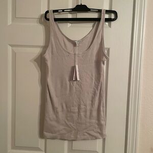 James Perse Light Cream Tank Top